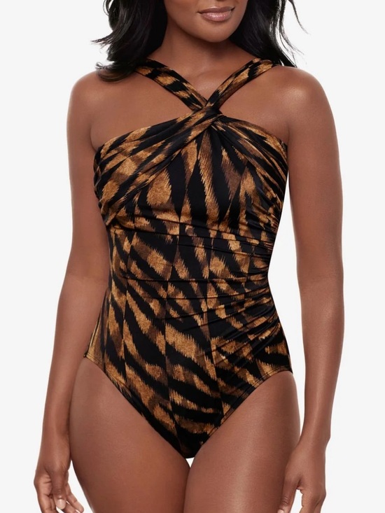 Miraclesuit Other - Miraclesuit Europa One Piece Swimsuit in Raya de Safari SZ 8 EUC